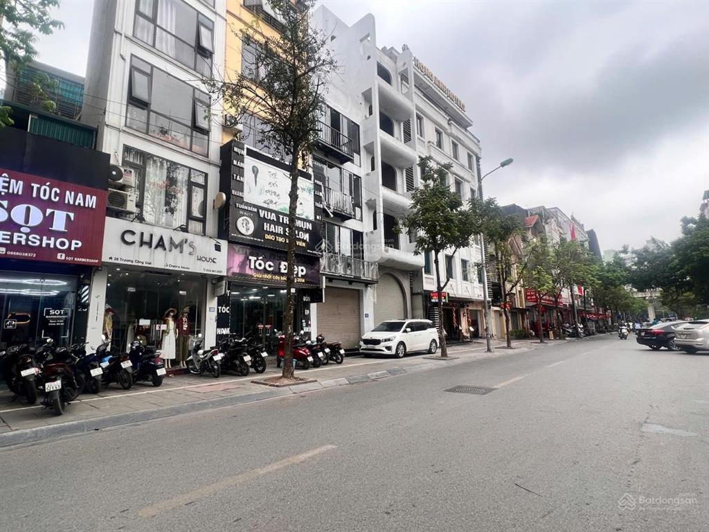 Cho thuê nhà riêng ngõ 23 trương công giai, diện tích 75m2 x 3 tầng, mặt tiền 14m, mọi mô hình