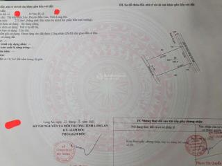 Bán đất thổ cư trần văn sinh  đất to dễ tách 2 nền  tài sản tích luỹ gia tăng giá trị