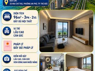 Căn 3pn 96m "chìa khóa trao tay" giá chỉ 9.5 tỷ thương lượng!