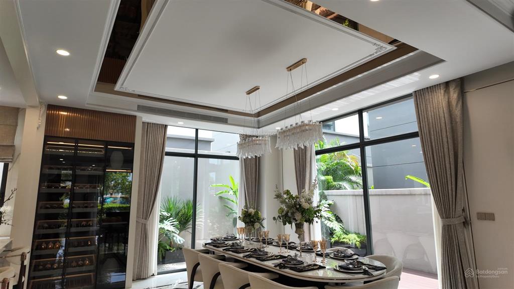 Căn villa riêng  signature villa 2 mặt tiền view công viên  trần chịu lực269m3 xây dựng