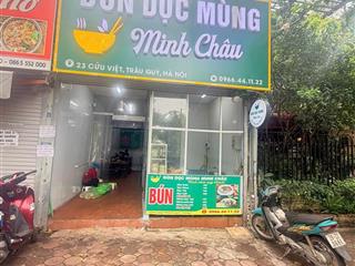 CHO THUÊ MẶT BẰNG KINH DOANH – VỊ TRÍ ĐẸP TẠI TRÂU QUỲ, GIA LÂM, HÀ NỘI