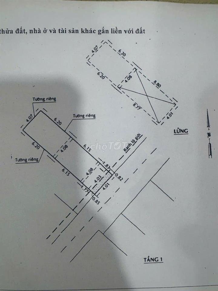 62m2 - MẶT TIỀN - KO QUY HOẠCH - KO LỖI - TÙNG THIỆN VƯƠNG - 6.5 Tỷ