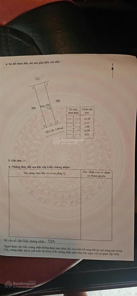 Bán lô đất thổ cư tại thái thụy 71m giá chỉ 1,39 tỷ