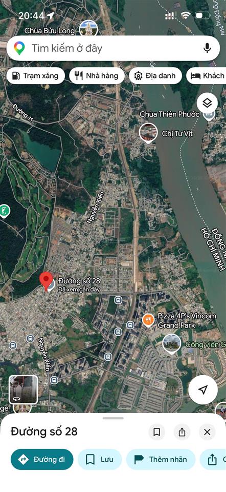 Đất full thổ cư 71m2 đường số 28, long bình, gần vinhome grandpark