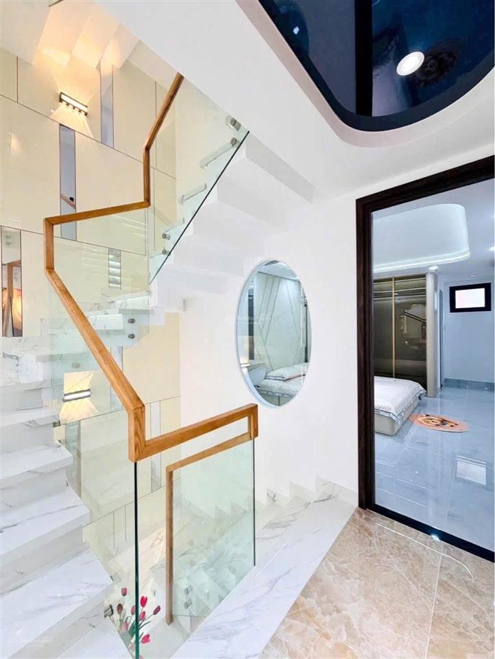 8,25 tỷ, nhà mới 57m2, 4 tầng, đường nguyễn oanh ngay ngã 5 gò vấp