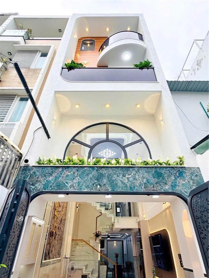 8,25 tỷ, nhà mới 57m2, 4 tầng, đường nguyễn oanh ngay ngã 5 gò vấp