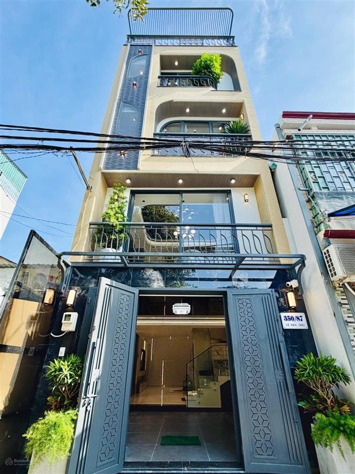 Nhà mới 4 tầng, full nội thất, hẻm xe hơi đường lê đức thọ, gò vấp, giá 9.2 tỷ