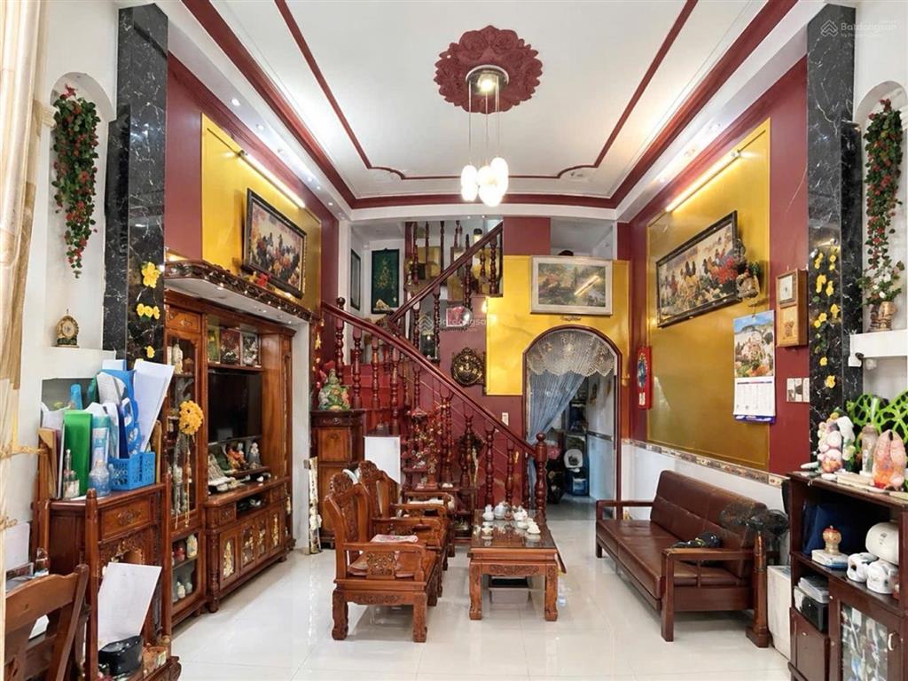 6 tỷ, bán nhà 5x17m, 3 tầng hẻm xe tải đường phạm văn chiêu, gò vấp