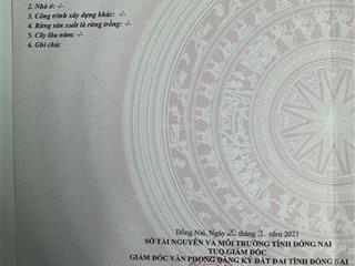 Chính chủ gửi bán lô đất 144m2 sổ đỏ sẵn, trung tâm khu phú gia kđt biên hoà new city