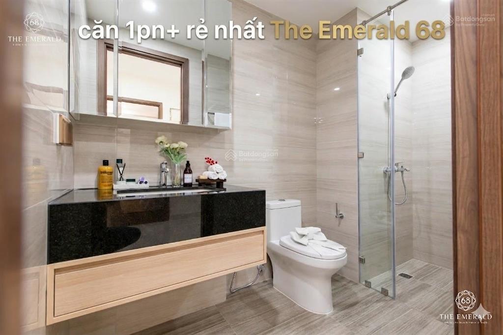 Chính chủ gửi bán căn 1pn+ 48,4m2 the emerald 68, sát tầng tiện ích, 2,8 tỷ all in, thương lượng