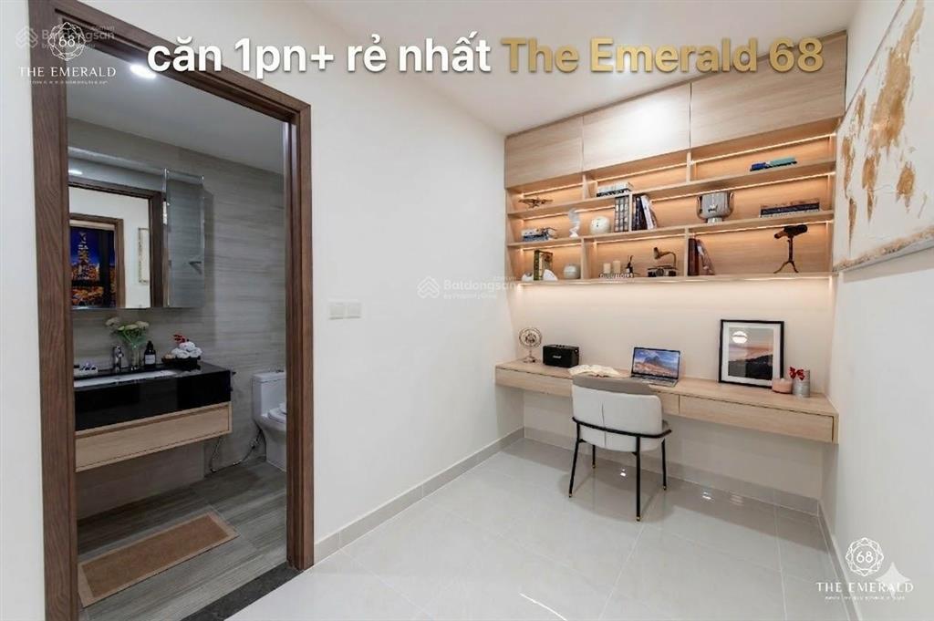 Chính chủ gửi bán căn 1pn+ 48,4m2 the emerald 68, sát tầng tiện ích, 2,8 tỷ all in, thương lượng