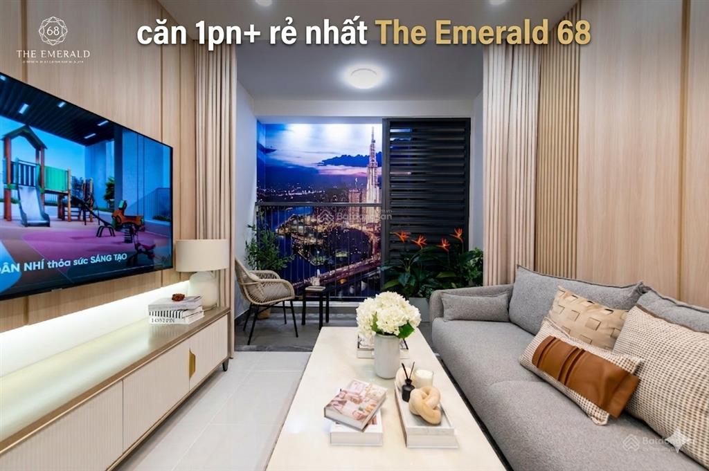 Chính chủ gửi bán căn 1pn+ 48,4m2 the emerald 68, sát tầng tiện ích, 2,8 tỷ all in, thương lượng