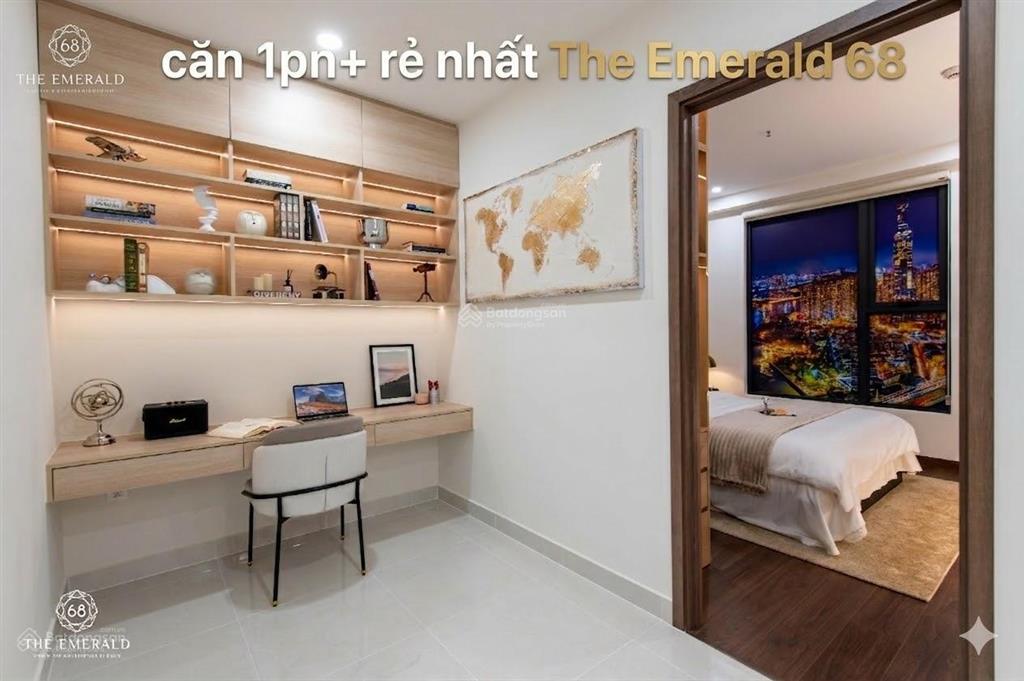 Chính chủ gửi bán căn 1pn+ 48,4m2 the emerald 68, sát tầng tiện ích, 2,8 tỷ all in, thương lượng