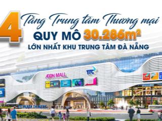 Căn 2pn ttc plaza  thiết kế rộng rãi, phù hợp ở và đầu tư. vị trí trung tâm thanh khê