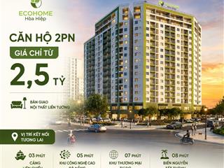 Căn hộ thương mại ecolife giá chỉ từ 2,4 tỷ cho căn 2pn view thoáng ko chắn, bàn giao liền tường