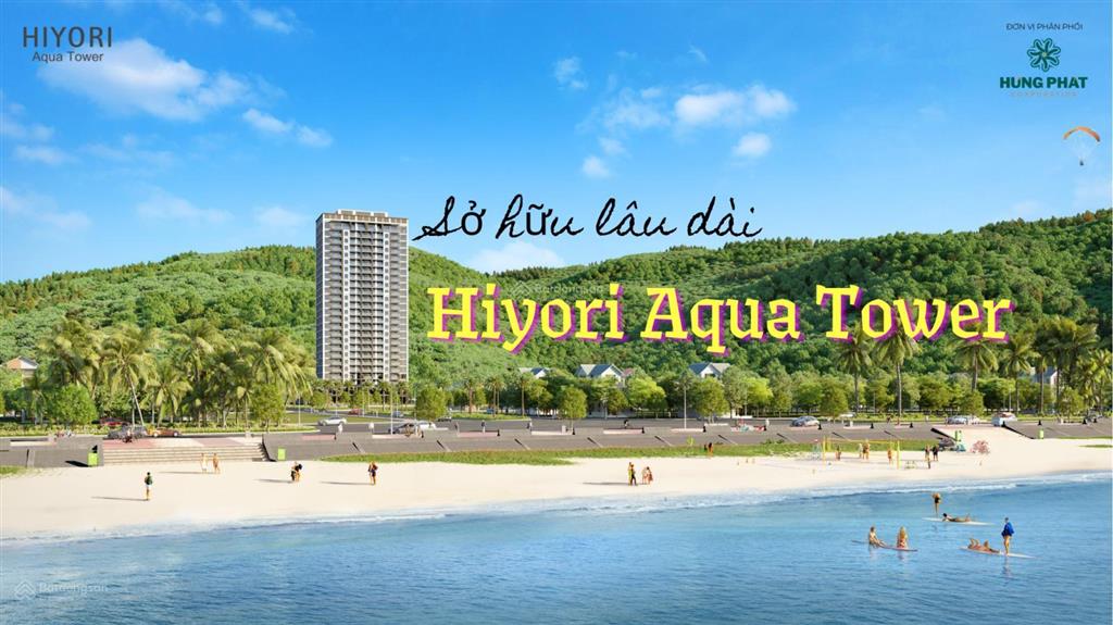 Hiyori aqua tower  chỉ 4,x tỷ sở hữu căn hộ 2pn view biển mỹ khê, xách vali là vào ở ngay