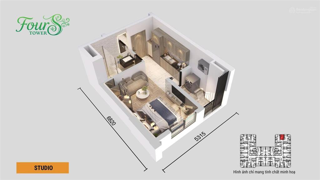 Chỉ 2,009 tỷ sở hữu căn studio sân vườn, view biển đà nẵng