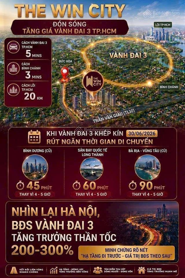The win city  tâm điểm đón sóng vành đai 3 tp.hcm