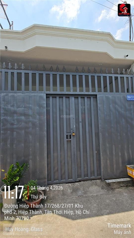 Nhà hẻm xe hơi hiệp thành 17, quận 12
giá chỉ 3.59 tỷ