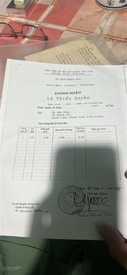 Vị trí cách tỉnh lộ 870 100m, đường vào đến đất 2,5m