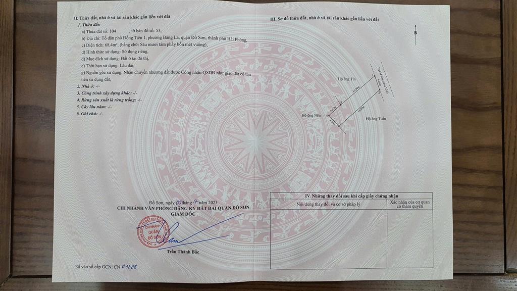 BÁN LÔ ĐẤT MẶT ĐƯỜNG 353 PHẠM VĂN ĐỒNG - DƯƠNG KINH - HẢI PHÒNG