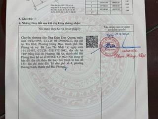 LÔ ĐẤT ĐẸP TỔ 4 HÒA NGHĨA - NGANG 5M - NGÕ NHỰA Ô TÔ VÀO TẬN CỬA