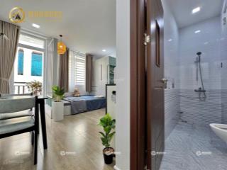 Căn hộ cho thuê 35m2 ban công có máy giặt riêng gần ngã tư phú nhuận, sân bay tân sơn nhất