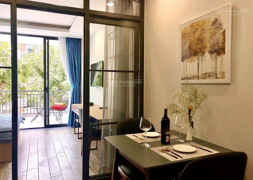 Căn hộ 1 phòng ngủ, ban công lớn cao cấp, lê quanh định bình thạnh, gần chợ bà chiểu, quận 1