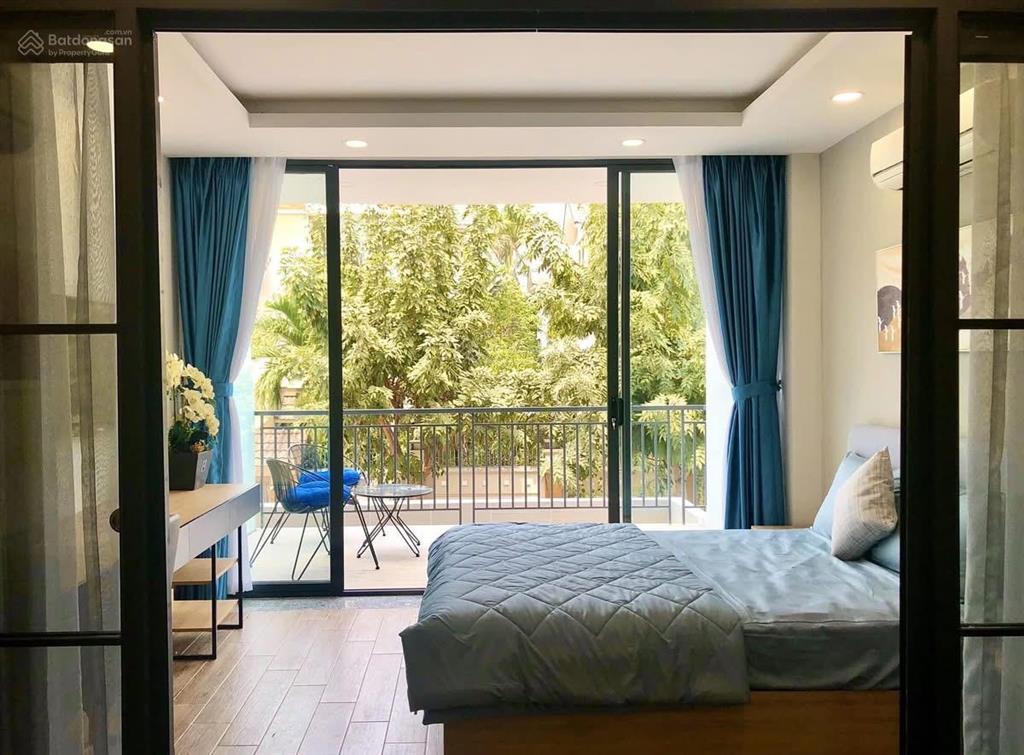 Căn hộ 1 phòng ngủ, ban công lớn cao cấp, lê quanh định bình thạnh, gần chợ bà chiểu, quận 1
