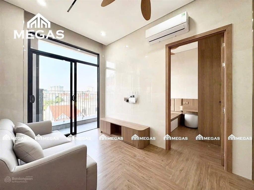 Căn hộ 1 phòng ngủ ban công, 50m2, bình thạnh gần ga metro tân cảng, landmark81 tiện đi quận 1, 2