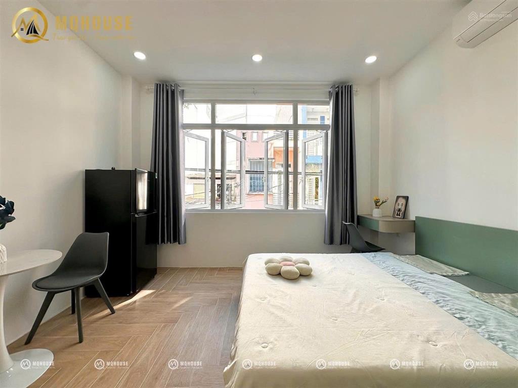 Cho thuê căn hộ tách bếp, cửa sổ lớn, lê quang định, bình thạnh gần chợ bà chiểu, hàng xanh