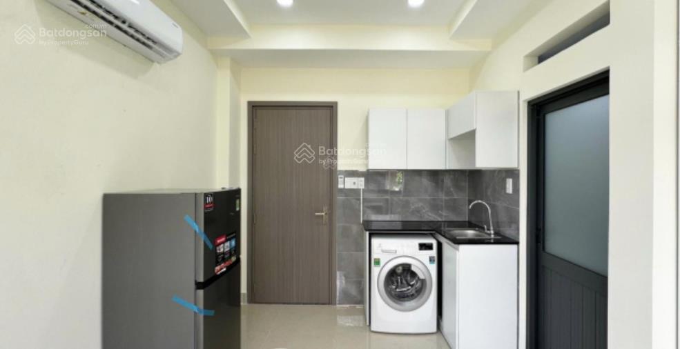 Căn hộ 1pn 40m2 nhiều cửa sổ quanh phòng, máy giặt riêng, nơ trang long, bình thạnh, giá 8tr/th