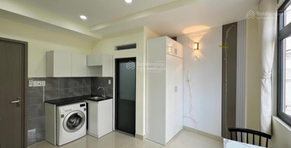 Căn hộ 1pn 40m2 nhiều cửa sổ quanh phòng, máy giặt riêng, nơ trang long, bình thạnh, giá 8tr/th