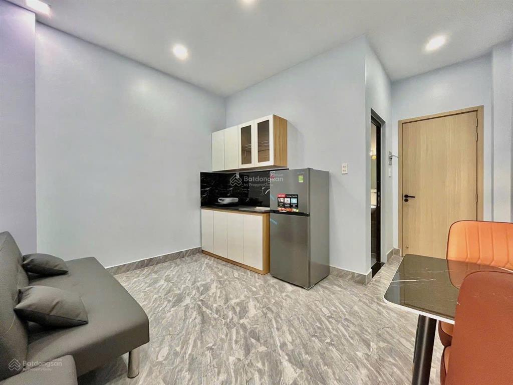 Căn hộ 1 phòng ngủ 45m lê quang định bình thạnh cửa sổ lớn, bếp riêng, thang máy ở gần quận 1