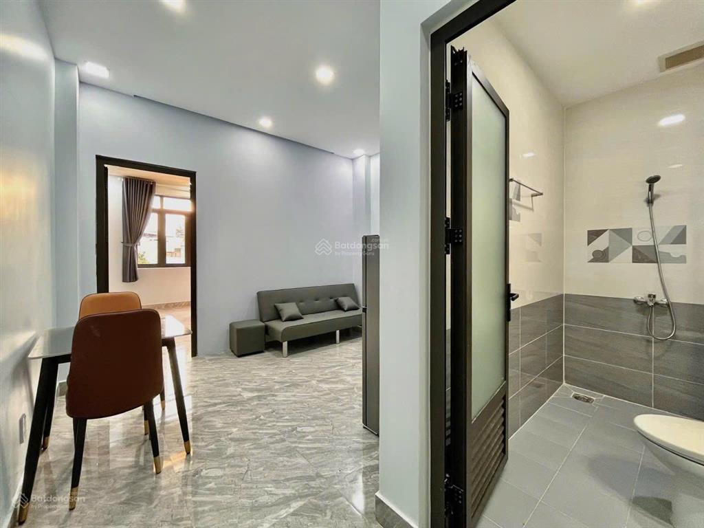 Căn hộ 1 phòng ngủ 45m lê quang định bình thạnh cửa sổ lớn, bếp riêng, thang máy ở gần quận 1