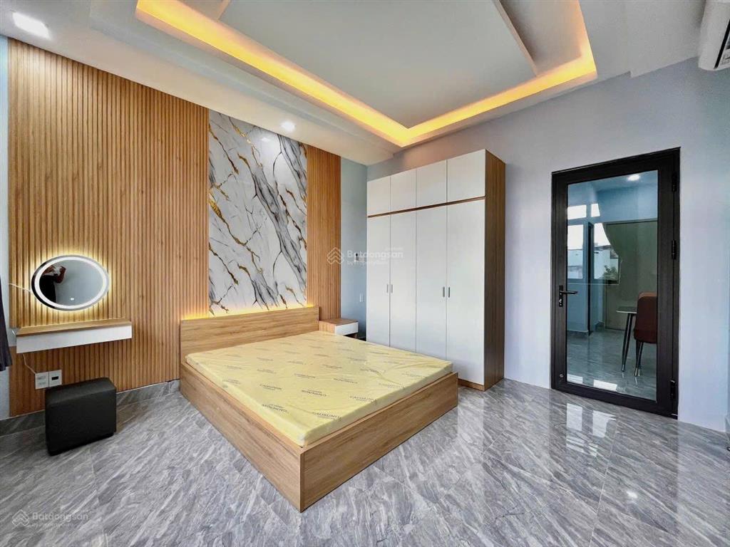 Căn hộ 1 phòng ngủ 45m lê quang định bình thạnh cửa sổ lớn, bếp riêng, thang máy ở gần quận 1