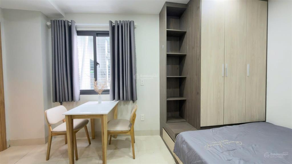Cho thuê căn hộ cửa sổ lớn, bếp xa giường  nguyễn văn đậu, bình thạnh sát quận 1, phú nhuận 6trx