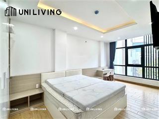 Cho thuê căn hộ cửa sổ lớn view toàn cảnh, bếp xa giường, thang máy nguyễn kiệm, phú nhuận