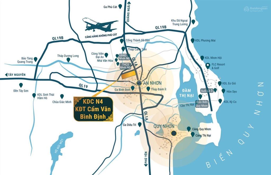 Đất khu đô thị cẩm văn, phường an nhơn đông
