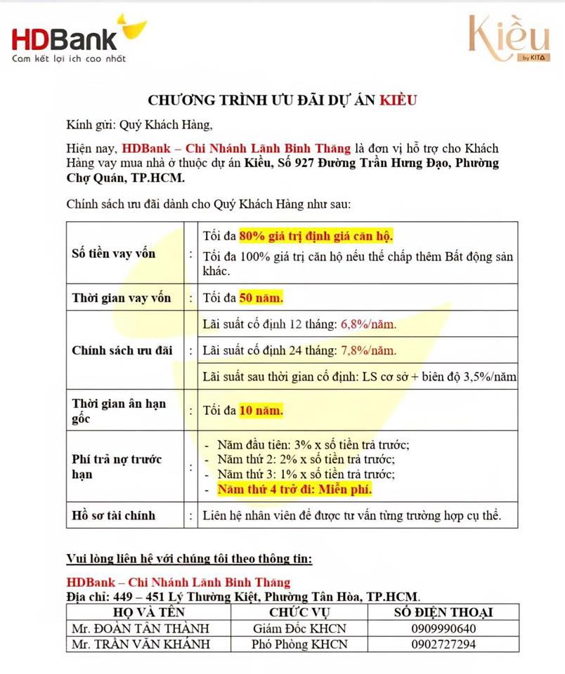 Kiều by kita  căn hộ 3pn trung tâm q5