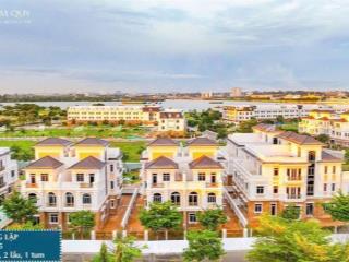 Nhà phố thương mại shophouse 1t, 2l, 1 tum 252m2 sàn, đảo kim quy, cù lao tân vạn, biên hoà
