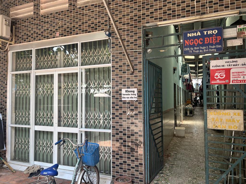 Bán đất 350m2 có 2 dãy trọ 22 phòng tại kdc thuận giao, bình dương