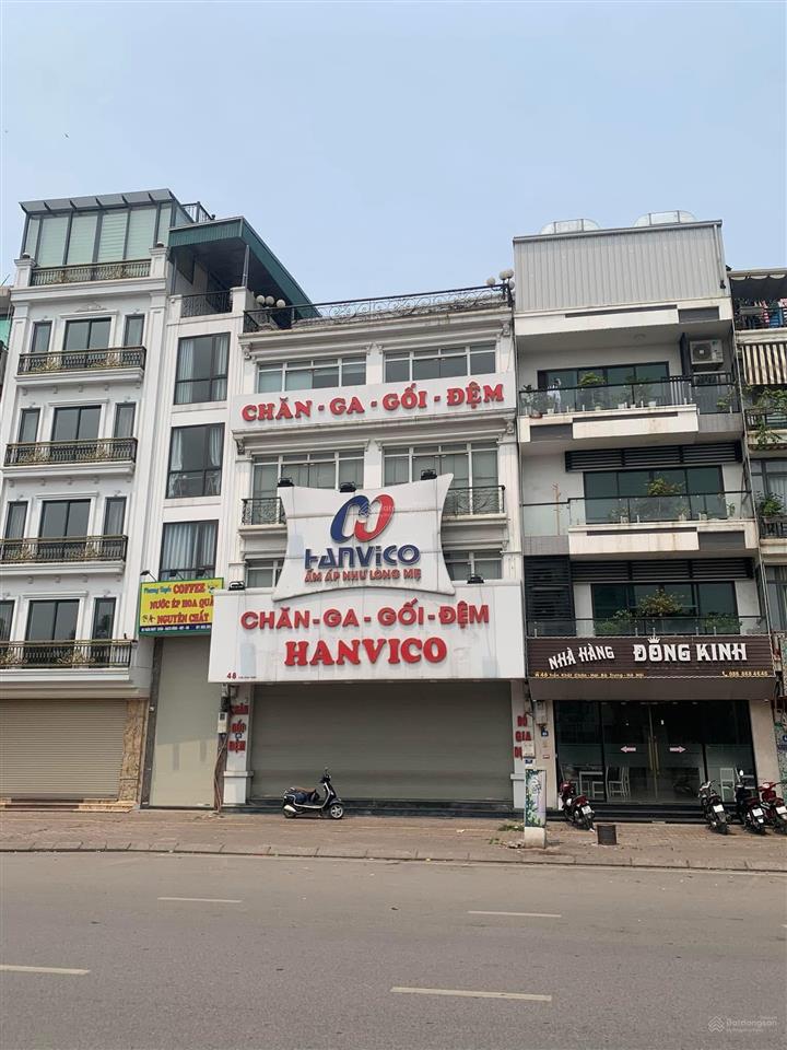 Cho thuê nhà số 48 trần khát chân mặt tiền 10m  thang máy 85m2 x 5t  kinh doanh đa ngành nghề