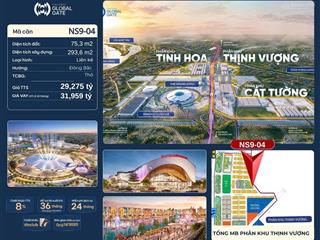 Liền kề 75.3m2 ngôi sao vị trí đẹp 2 mặt tiền hồ và công viên siêu đắc địa giá 28,5tỷ  0946 455 ***