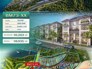 Độc quyền song lập bình minh 73 vườn hoa 162m2 giá 17,8 tỷ, hàng chuẩn giá đẹp  0946 455 ***