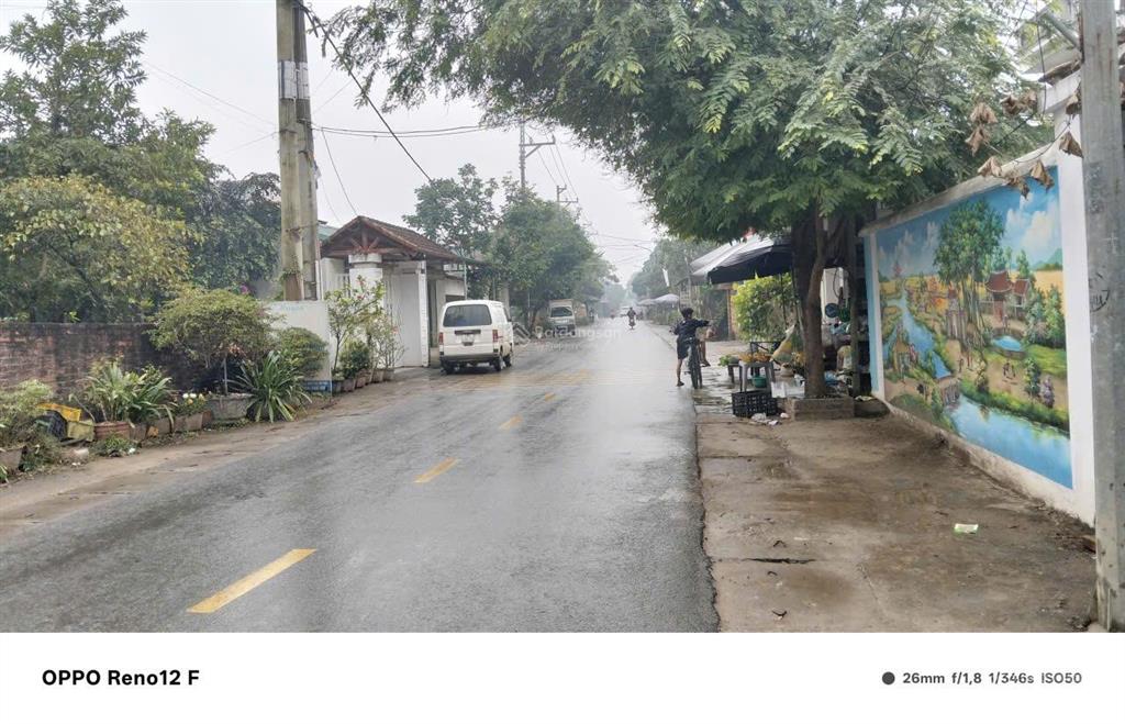 Bán đất hòa lạc 100m² sổ đỏ tiền mua chung cư đổi lấy nhà có sân, để ô tô, từ 2 tỷ