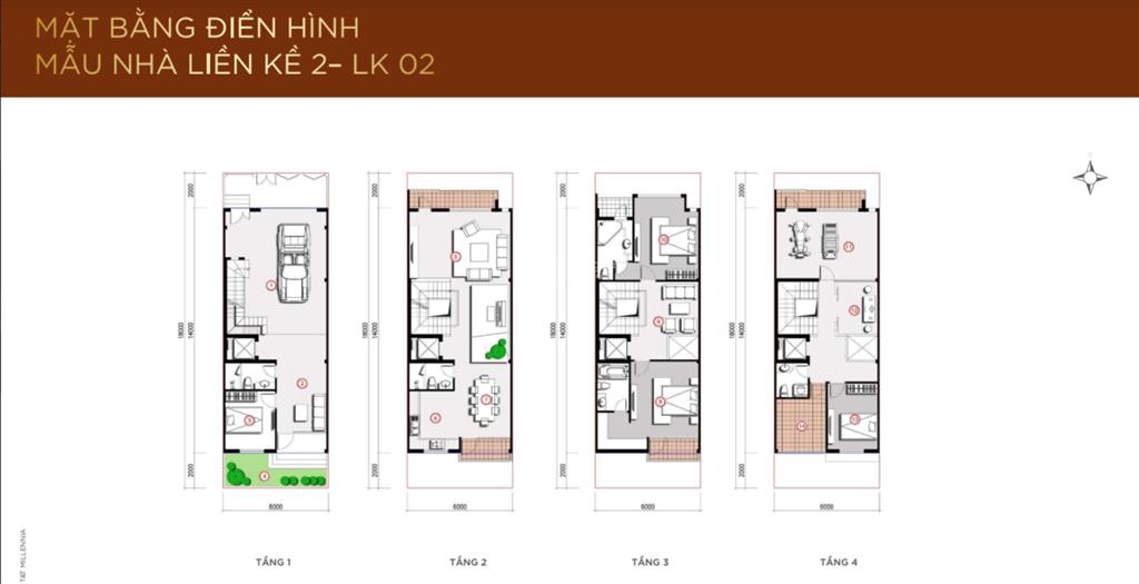 Bán nhà phố liền kề 1 trệt 3 lầu|5.1tỉ hoàn thiện ngoài thô trong  0966 827 ***