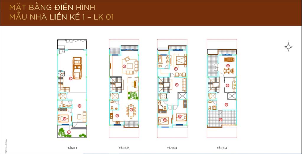 Bán nhà phố liền kề 1 trệt 3 lầu|5.1tỉ hoàn thiện ngoài thô trong  0966 827 ***