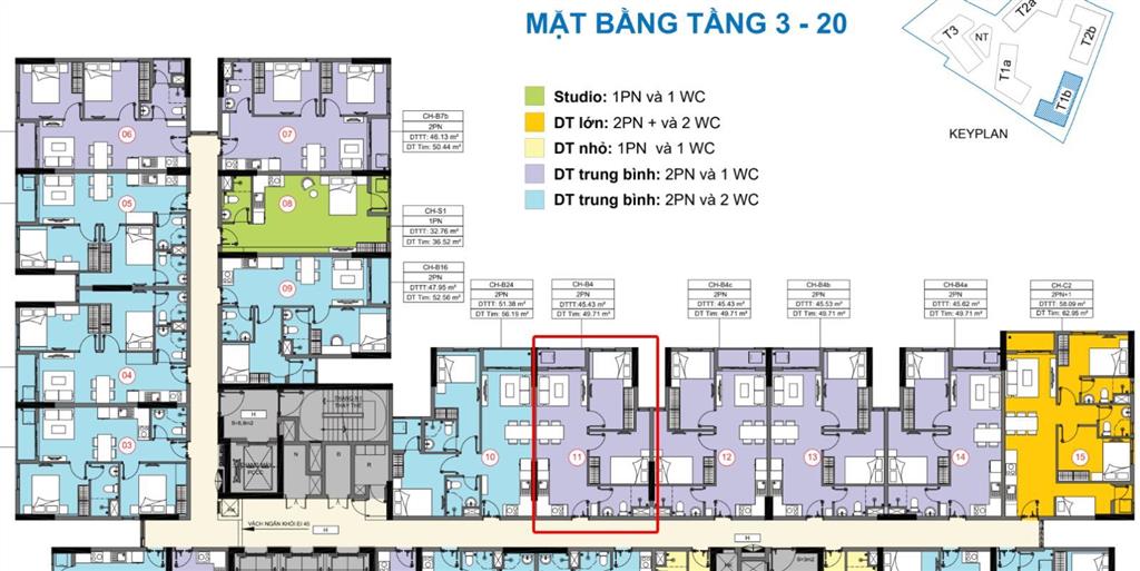 Chính chủ bán gấp căn 2pn destino centro tháp t1b căn số 11, đông nam, view hồ bơi, giá 1,52 tỷ