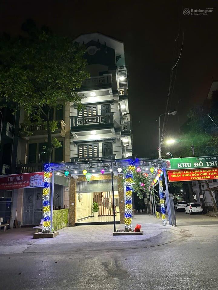 Hoa hậu lô góc him lam vạn phúc hà đông, 70m2 * 5 tầng thang máy* nhỉnh 20 tỷ, 3 ô tô tránh.